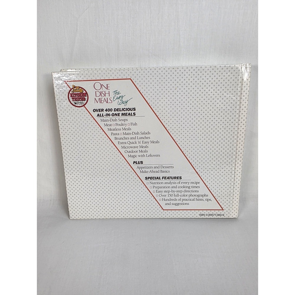 Readers Digest One Dish Meals The Easy Way Cookbook Recipes‎ Hardcover VTG 1991 - Picture 2 of 13